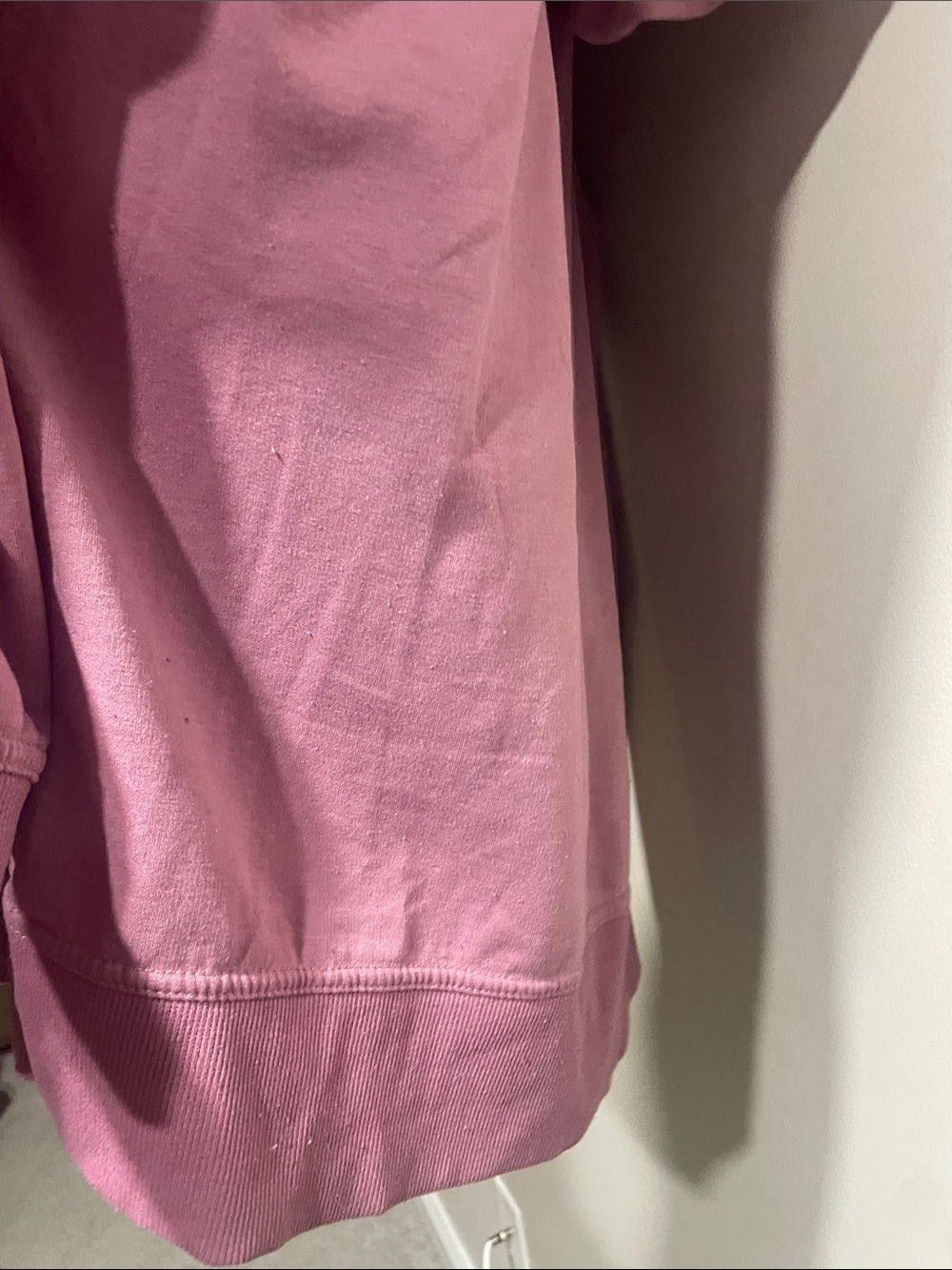 Athletic Works Mauve Pink Hooded Sweatshirt - Picture 5 of 6